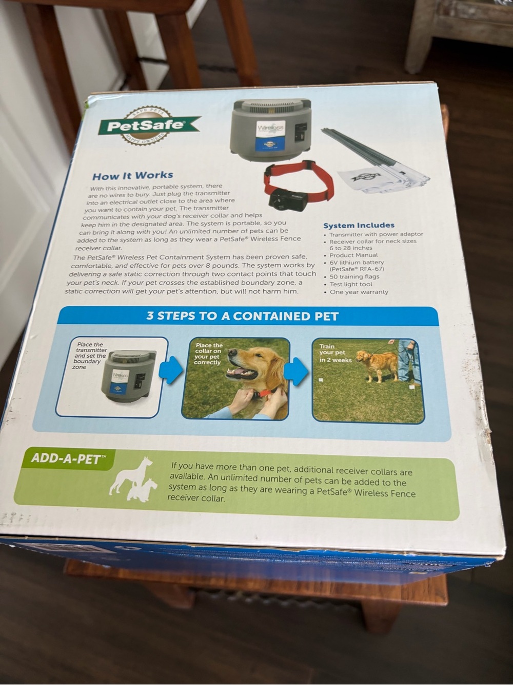 PetSafe Wireless Pet Containment System - Blue and Green - Picture 5 of 6
